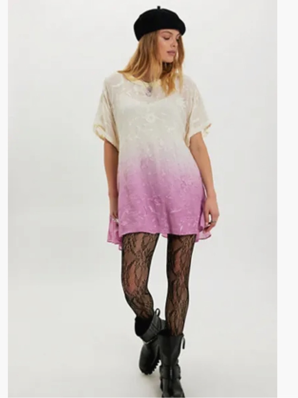 Free People Petal Dusk T-Shirt Mini Dress